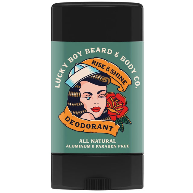 Rise & Shine Natural Deodorant - Lucky Boy Beard Co