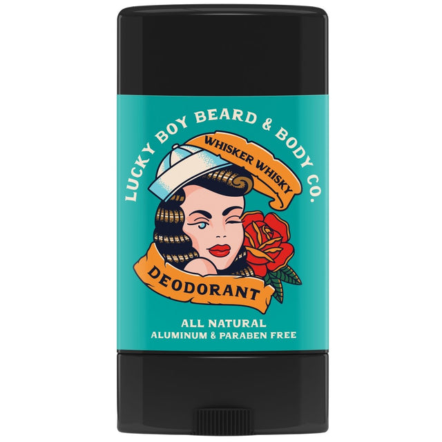 Whisker Whisky Natural Deodorant - Lucky Boy Beard Co