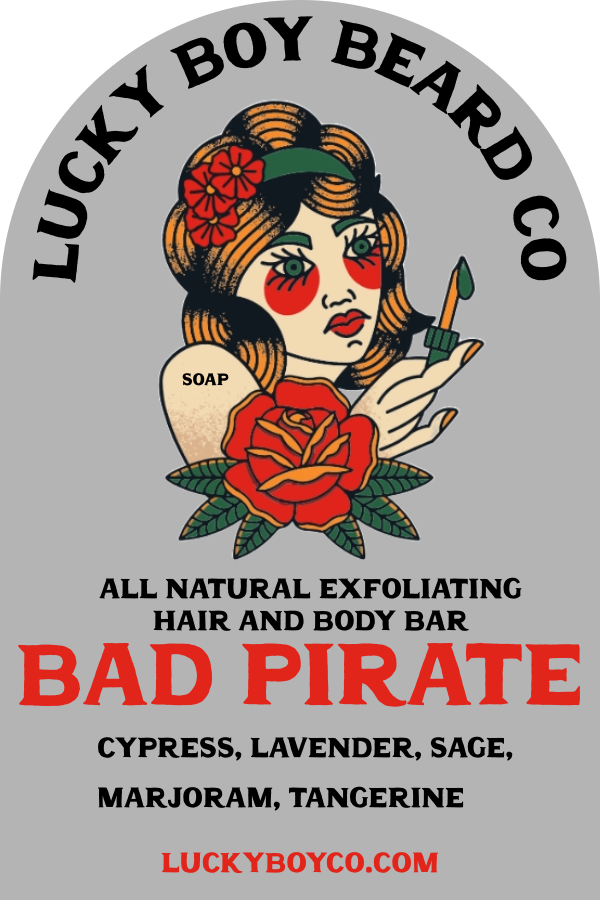 Bad Pirate 100% Natural Handmade Bar Soap