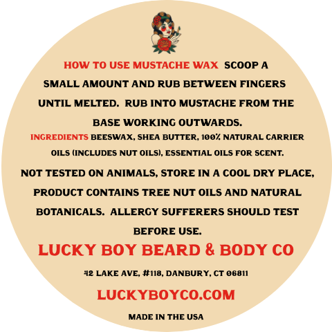 Lucky 13 Mustache Wax