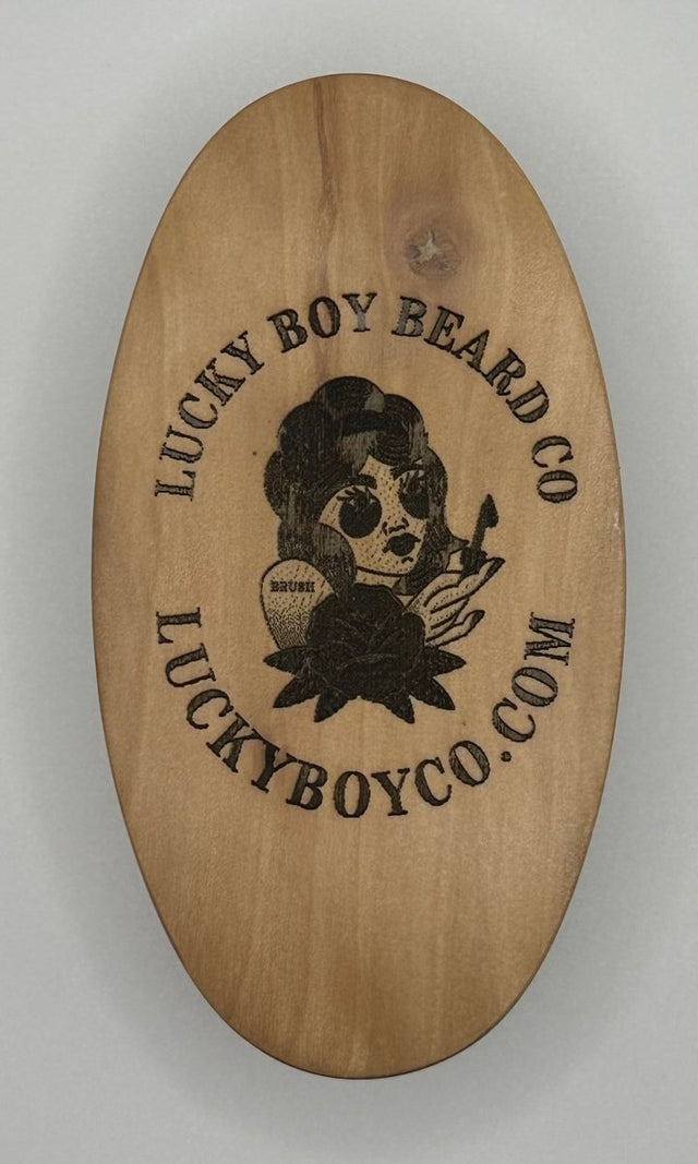 Boars Hair Beard Brush - Lucky Boy Beard Co