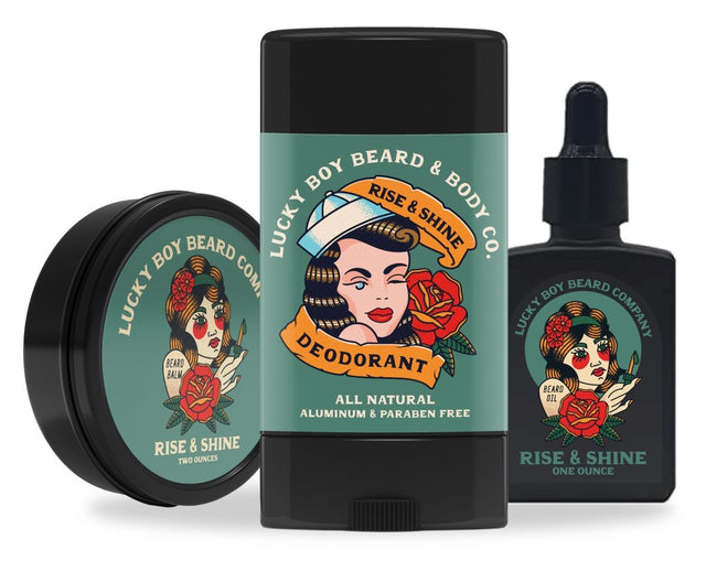 Rise & Shine Natural Deodorant - Lucky Boy Beard Co