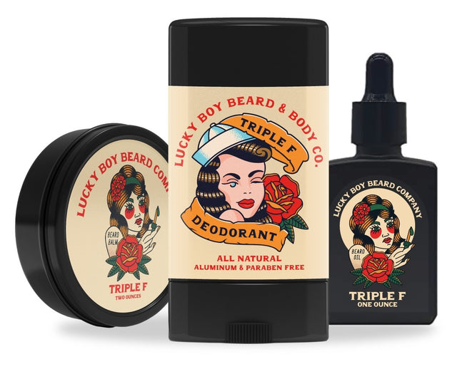 Triple F Natural Deodorant - Lucky Boy Beard Co